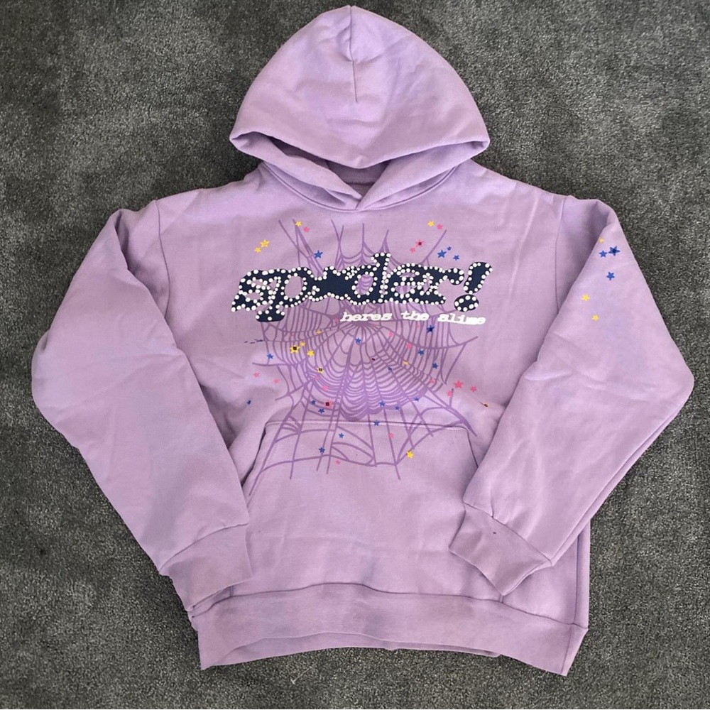 Purple Spider Hoddie Size M